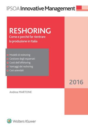 Book cover of Reshoring: come e perché far rientrare la produzione in Italia