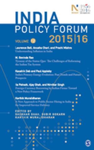 Cover of the book India Policy Forum 2015–16 by Richard Nelson-Jones