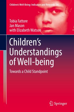 Cover of the book Children’s Understandings of Well-being by 