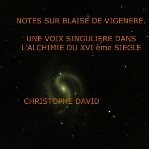 Cover of the book NOTES SUR BLAISE DE VIGENÈRE. UNE VOIX SINGULIÈRE DANS L' ALCHIMIE DU XVI ÈME SIÈCLE by Suzan Hilton