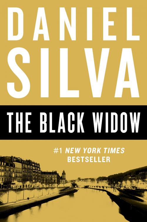 Cover of the book The Black Widow by Daniel Silva, Harper