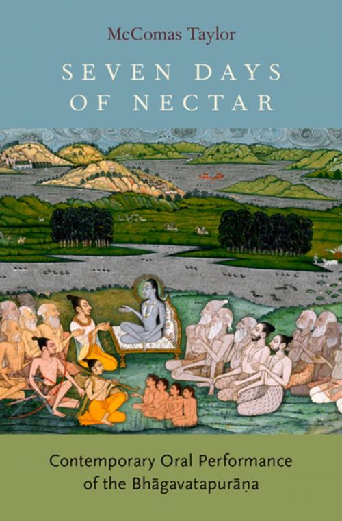 Cover of the book Seven Days of Nectar by McComas Taylor, Oxford University Press