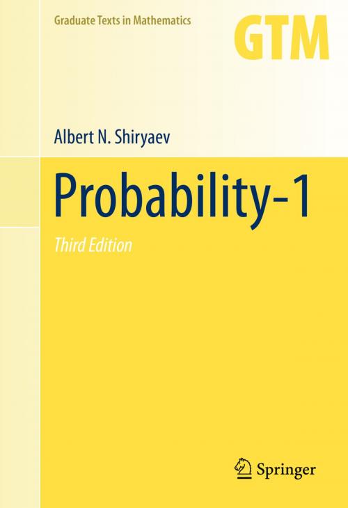 Cover of the book Probability-1 by Albert N. Shiryaev, Springer New York