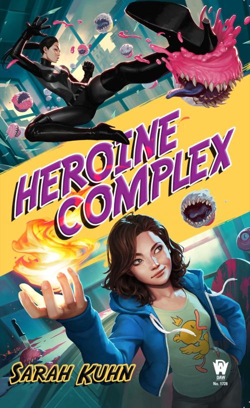 Cover of the book Heroine Complex by Sarah Kuhn, DAW