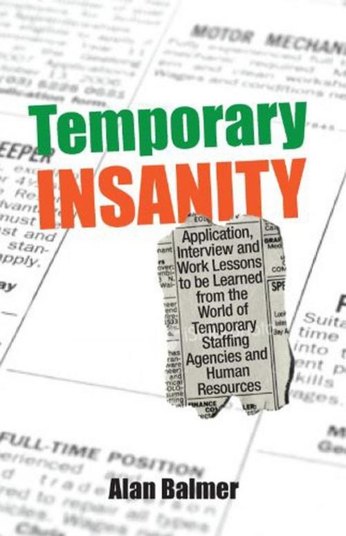 Cover of the book Temporary Insanity by Alan Balmer, Alan Balmer