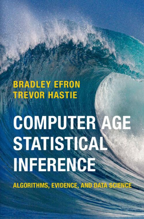 Cover of the book Computer Age Statistical Inference by Bradley Efron, Trevor Hastie, Cambridge University Press