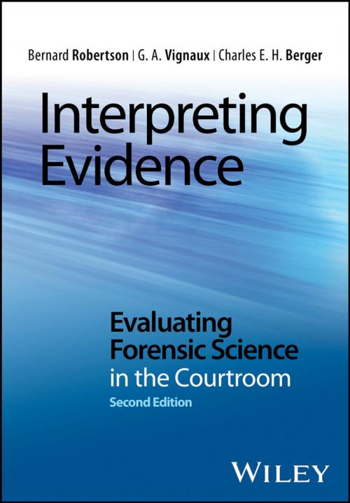 Cover of the book Interpreting Evidence by Bernard Robertson, G. A. Vignaux, Charles E. H. Berger, Wiley