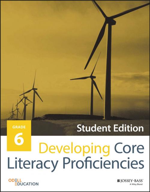 Cover of the book Developing Core Literacy Proficiencies, Grade 6 by Odell Education, Wiley