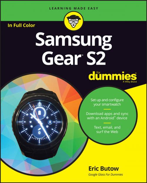 Cover of the book Samsung Gear S2 For Dummies by Eric Butow, Wiley