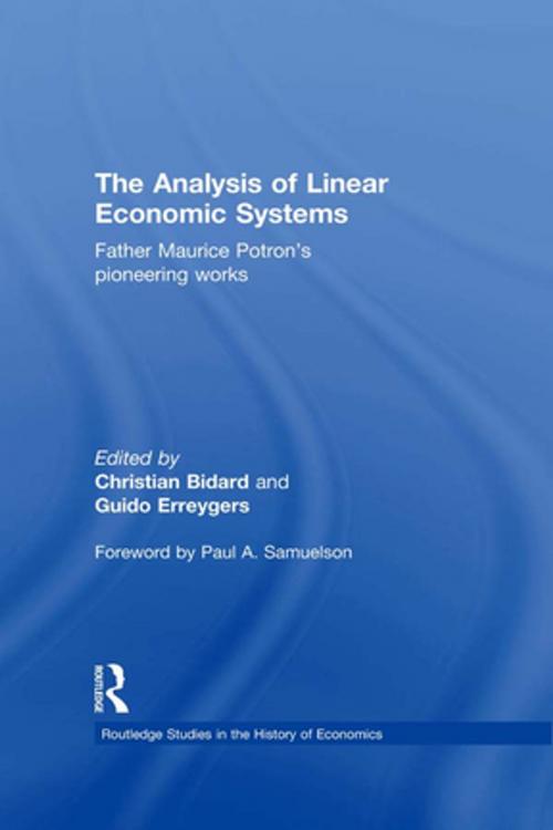 Cover of the book The Analysis of Linear Economic Systems by , Taylor and Francis