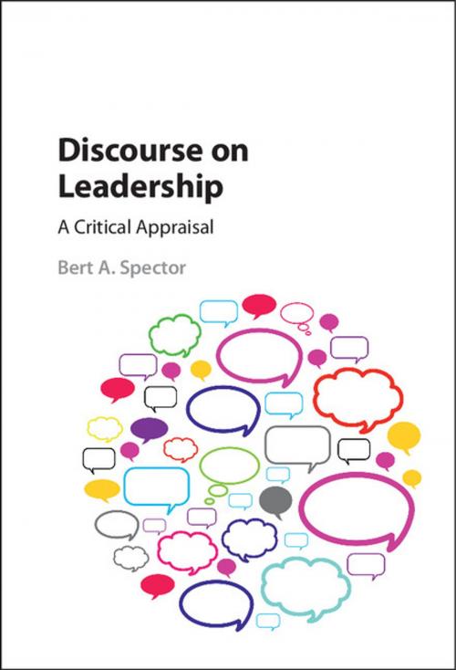 Cover of the book Discourse on Leadership by Bert A. Spector, Cambridge University Press
