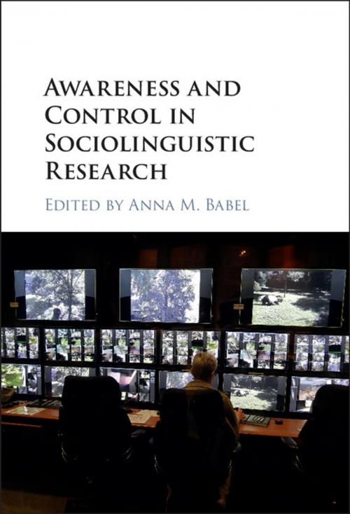 Cover of the book Awareness and Control in Sociolinguistic Research by , Cambridge University Press