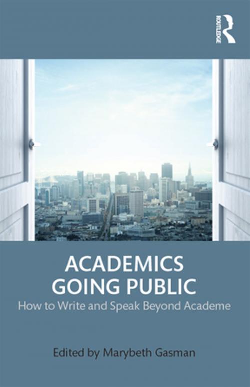 Cover of the book Academics Going Public by , Taylor and Francis
