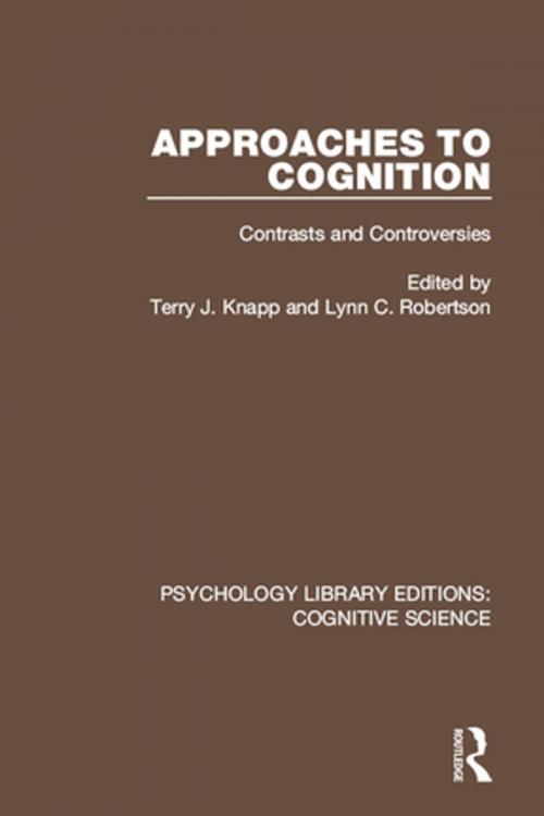Cover of the book Approaches to Cognition by , Taylor and Francis