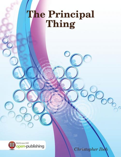 Cover of the book The Principal Thing by Christopher Ibeh, Lulu.com