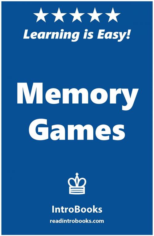 Cover of the book Memory Games by IntroBooks, IntroBooks