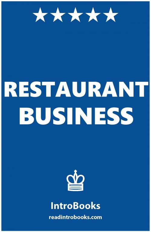 Cover of the book Restaurant Business by IntroBooks, IntroBooks