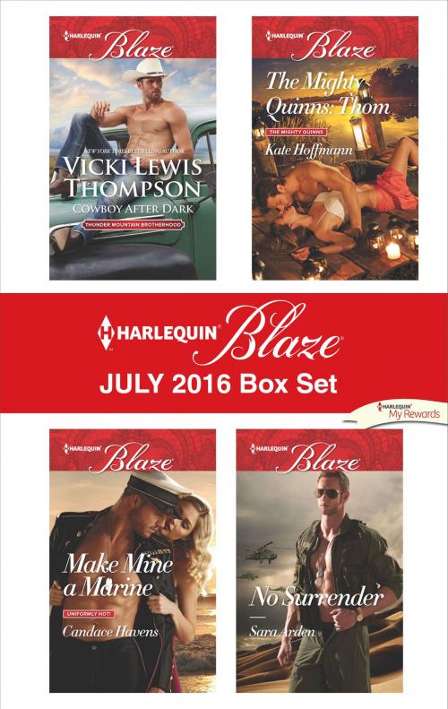 Cover of the book Harlequin Blaze July 2016 Box Set by Vicki Lewis Thompson, Candace Havens, Kate Hoffmann, Sara Arden, Harlequin