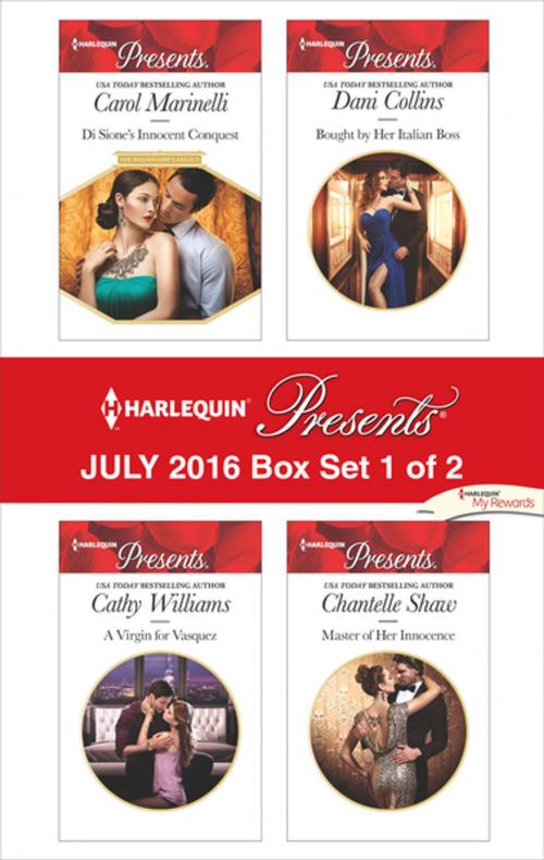Cover of the book Harlequin Presents July 2016 - Box Set 1 of 2 by Carol Marinelli, Cathy Williams, Dani Collins, Chantelle Shaw, Harlequin