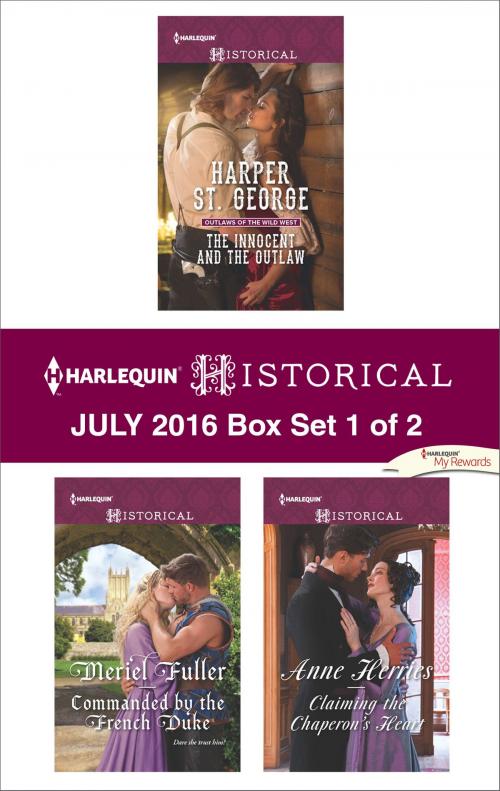 Cover of the book Harlequin Historical July 2016 - Box Set 1 of 2 by Harper St. George, Meriel Fuller, Anne Herries, Harlequin