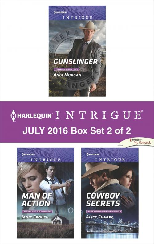 Cover of the book Harlequin Intrigue July 2016 - Box Set 2 of 2 by Angi Morgan, Janie Crouch, Alice Sharpe, Harlequin