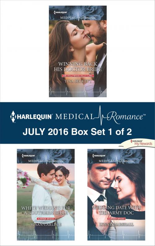 Cover of the book Harlequin Medical Romance July 2016 - Box Set 1 of 2 by Tina Beckett, Susan Carlisle, Lynne Marshall, Harlequin