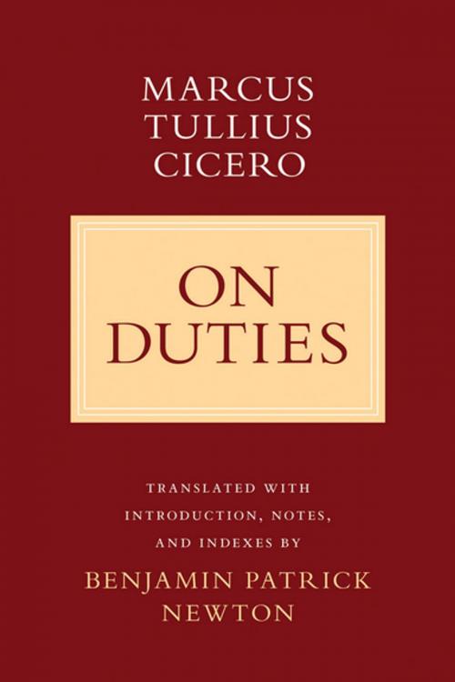 Cover of the book On Duties by Marcus Tullius Cicero, Cornell University Press