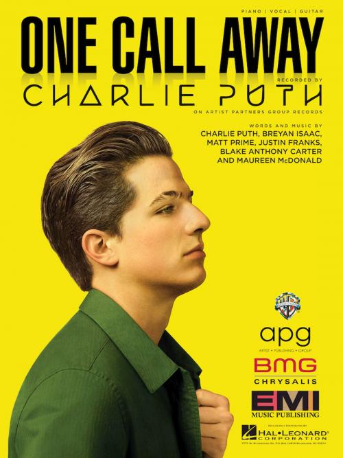Cover of the book One Call Away by Charlie Puth, Hal Leonard