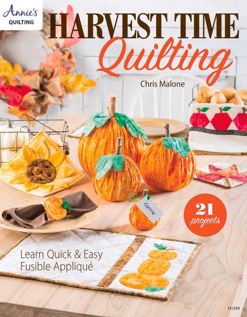 Cover of the book Harvesttime Quilting by Chris Malone, Chris Malone, Annie's