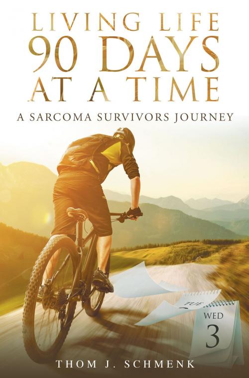 Cover of the book Living Life 90 Days At A Time: A Sarcoma Survivors Journey by Thom J. Schmenk, Christian Faith Publishing