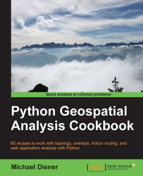 Cover of the book Python Geospatial Analysis Cookbook by Michael Diener, Packt Publishing