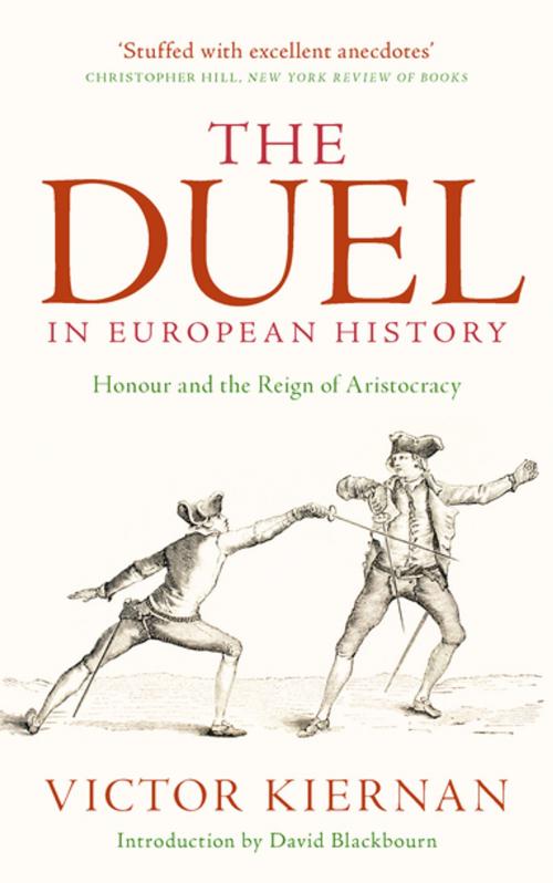 Cover of the book The Duel in European History by Victor Kiernan, Zed Books