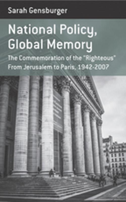 Cover of the book National Policy, Global Memory by Sarah Gensburger, Berghahn Books