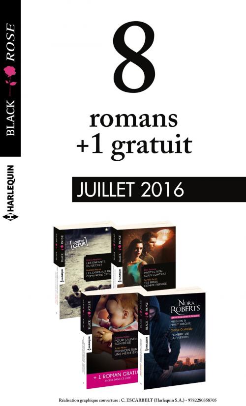Cover of the book 8 romans Black Rose + 1 gratuit (n°392 à 395 - Juillet 2016) by Collectif, Harlequin