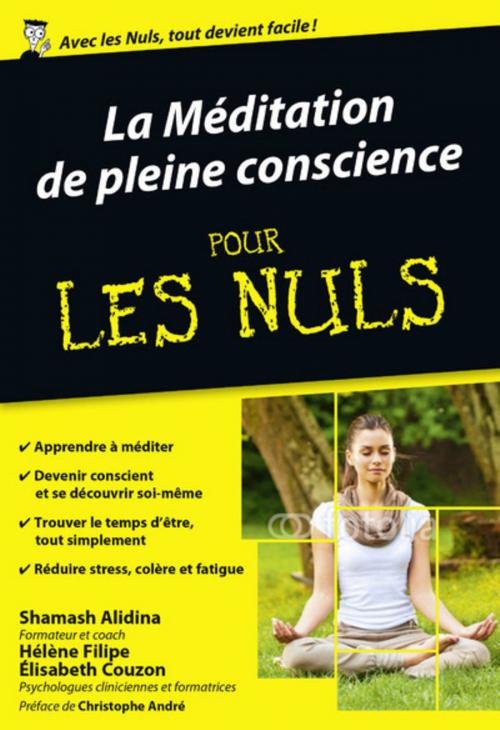 Cover of the book La Méditation de pleine conscience pour les Nuls poche by Hélène FILIPE, Shamash ALIDINA, Elisabeth COUZON, edi8