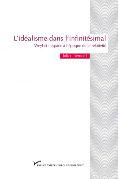 Cover of the book L'idéalisme dans l'infinitésimal by Julien Bernard, Presses universitaires de Paris Nanterre