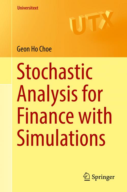 Cover of the book Stochastic Analysis for Finance with Simulations by Geon Ho Choe, Springer International Publishing