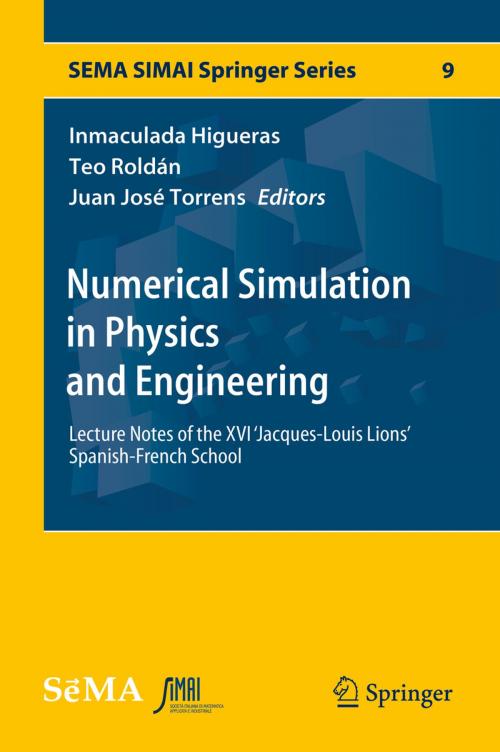 Cover of the book Numerical Simulation in Physics and Engineering by , Springer International Publishing