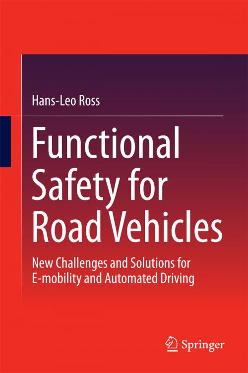 Cover of the book Functional Safety for Road Vehicles by Hans-Leo Ross, Springer International Publishing
