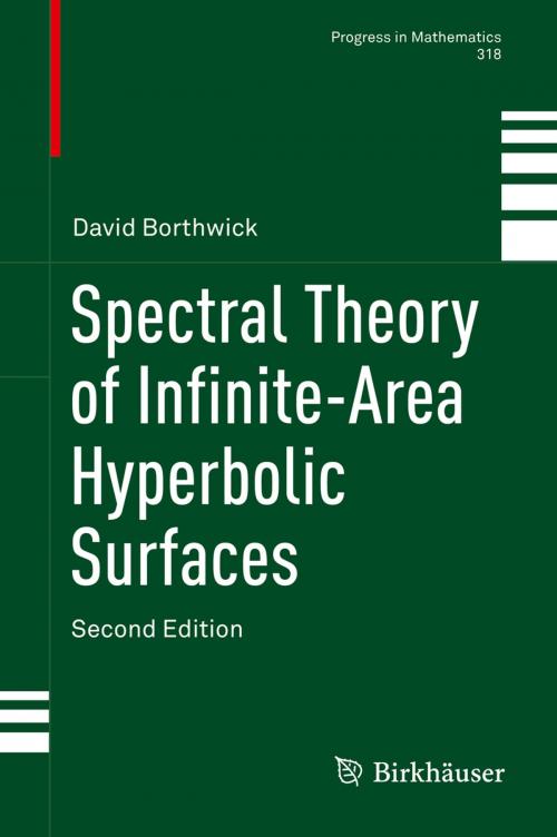 Cover of the book Spectral Theory of Infinite-Area Hyperbolic Surfaces by David Borthwick, Springer International Publishing
