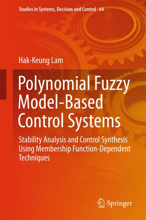 Cover of the book Polynomial Fuzzy Model-Based Control Systems by Hak-Keung Lam, Springer International Publishing