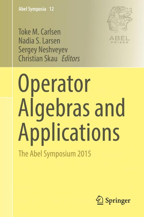 Cover of the book Operator Algebras and Applications by , Springer International Publishing