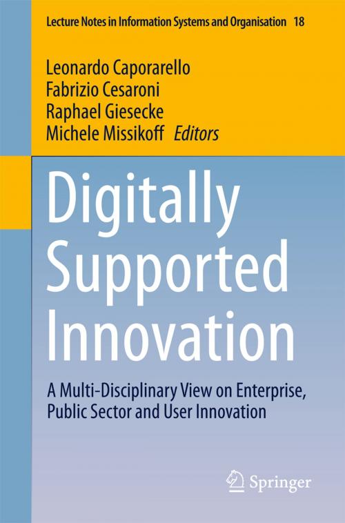 Cover of the book Digitally Supported Innovation by , Springer International Publishing