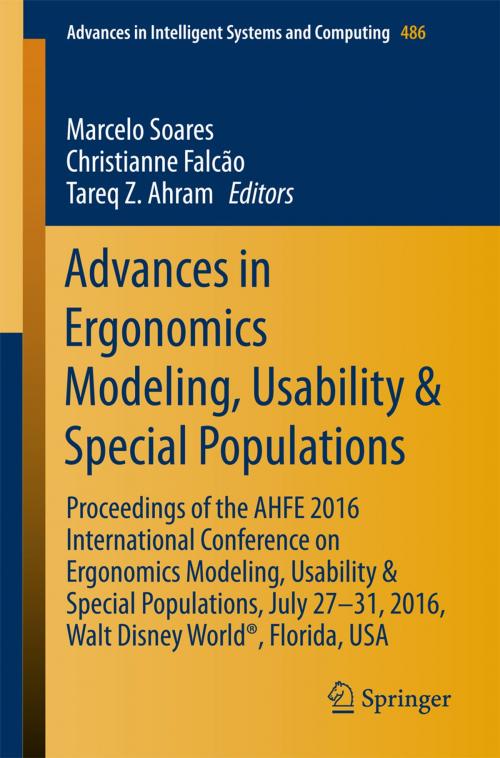 Cover of the book Advances in Ergonomics Modeling, Usability & Special Populations by , Springer International Publishing