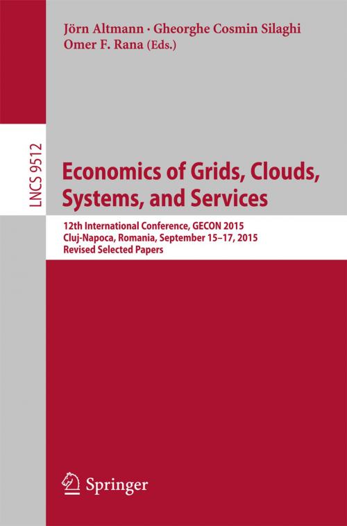Cover of the book Economics of Grids, Clouds, Systems, and Services by , Springer International Publishing