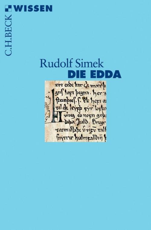 Cover of the book Die Edda by Rudolf Simek, C.H.Beck