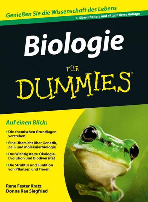 Cover of the book Biologie für Dummies by Rene Fester Kratz, Donna Rae Siegfried, Wiley