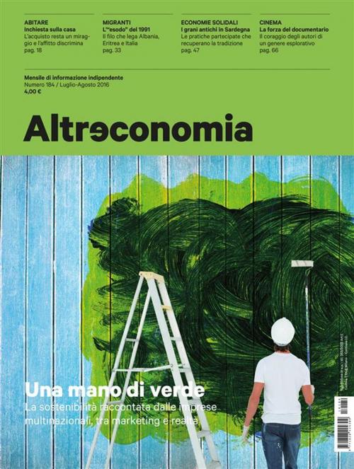 Cover of the book Altreconomia 184, luglio/agosto 2016 by AA. VV., Altreconomia