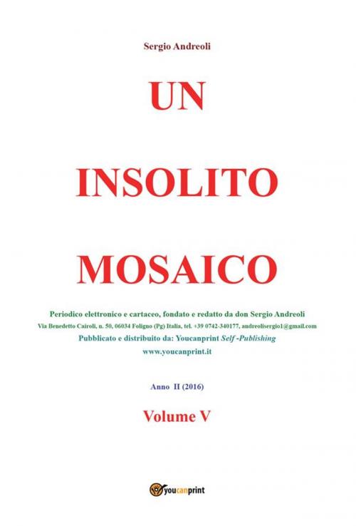 Cover of the book Un insolito mosaico. Vol. 5 by Sergio Andreoli, Youcanprint