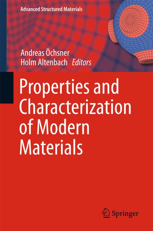 Cover of the book Properties and Characterization of Modern Materials by , Springer Singapore